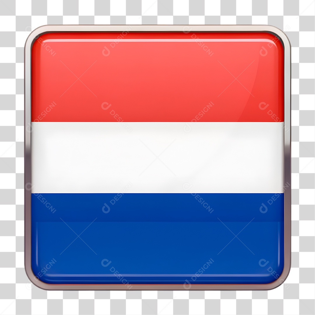 Bandeira da Holanda PNG Transparente