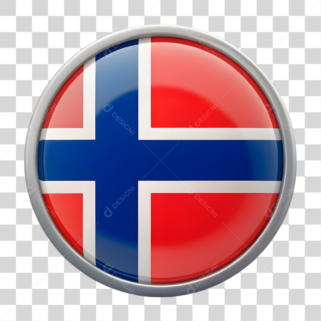 Bandeira Noruega PNG Transparente