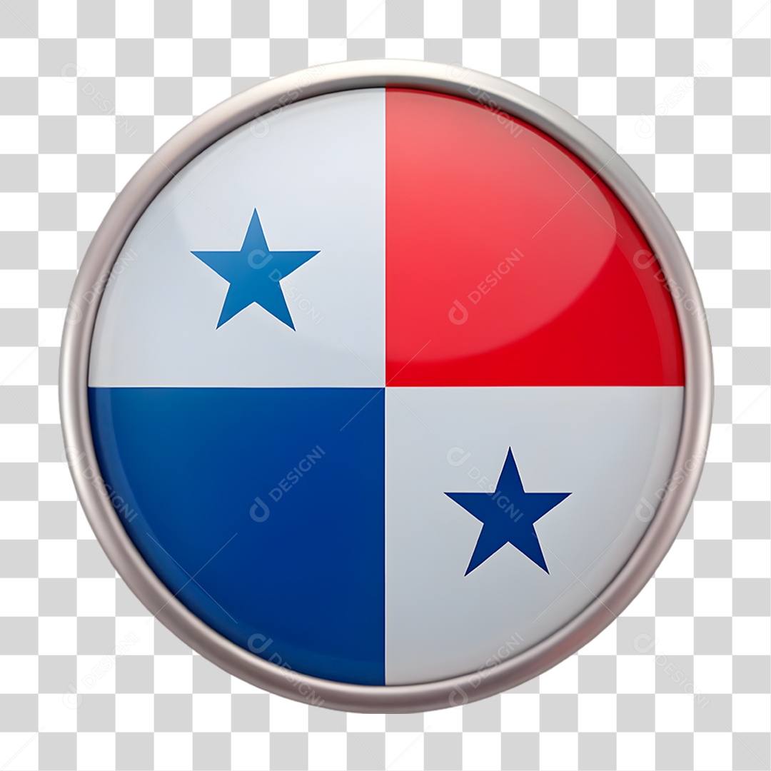 Bandeira do Panamá PNG Transparente