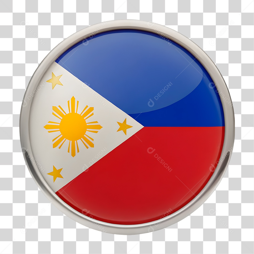 Bandeira das Filipinas PNG Transparente