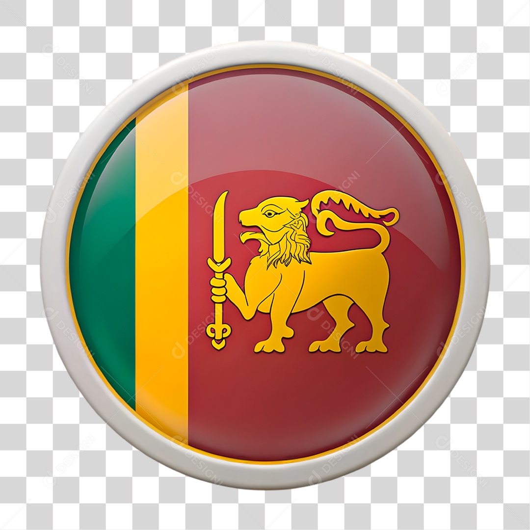 Bandeira Sri Lanka PNG Transparente