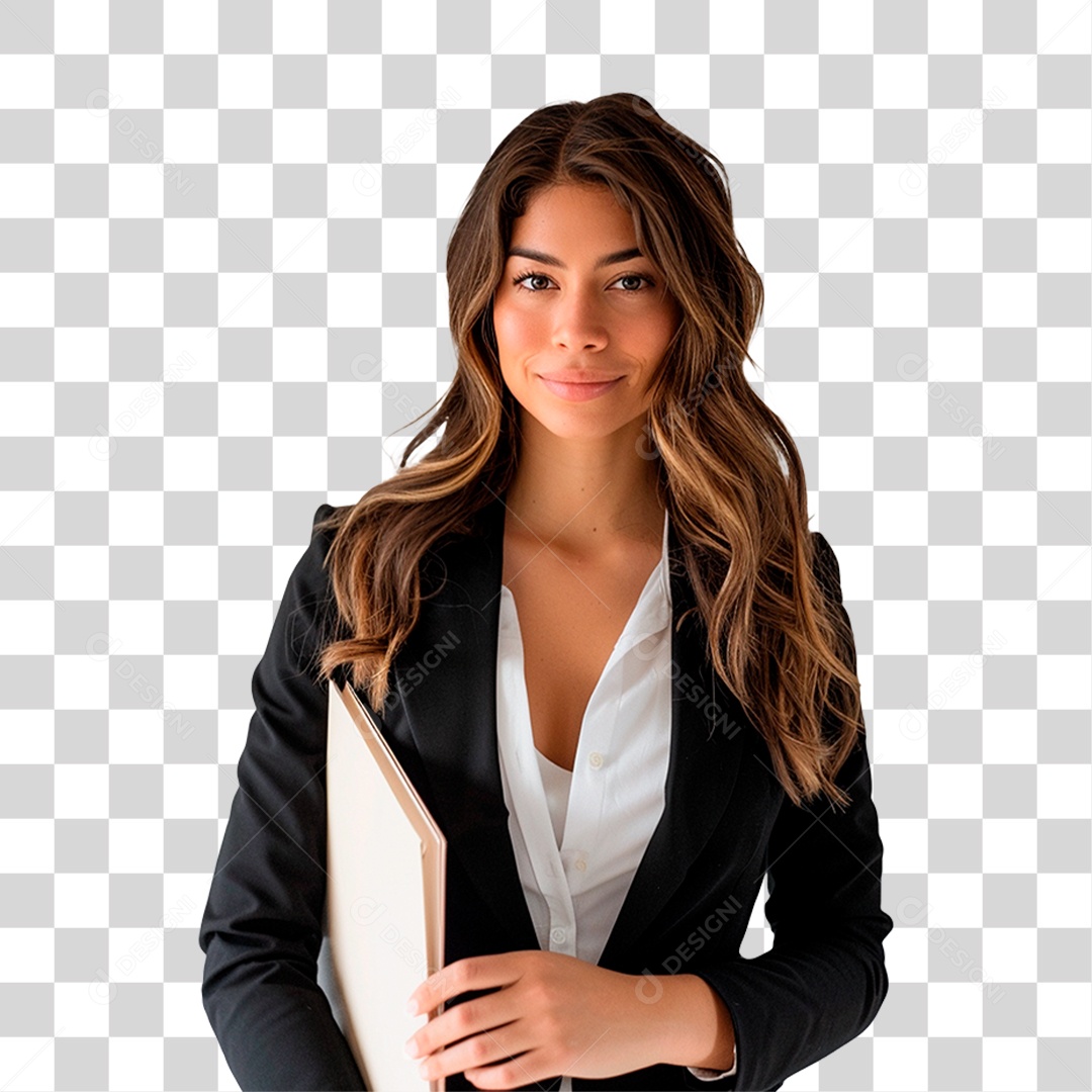 Jovem Empresária PNG Transparente