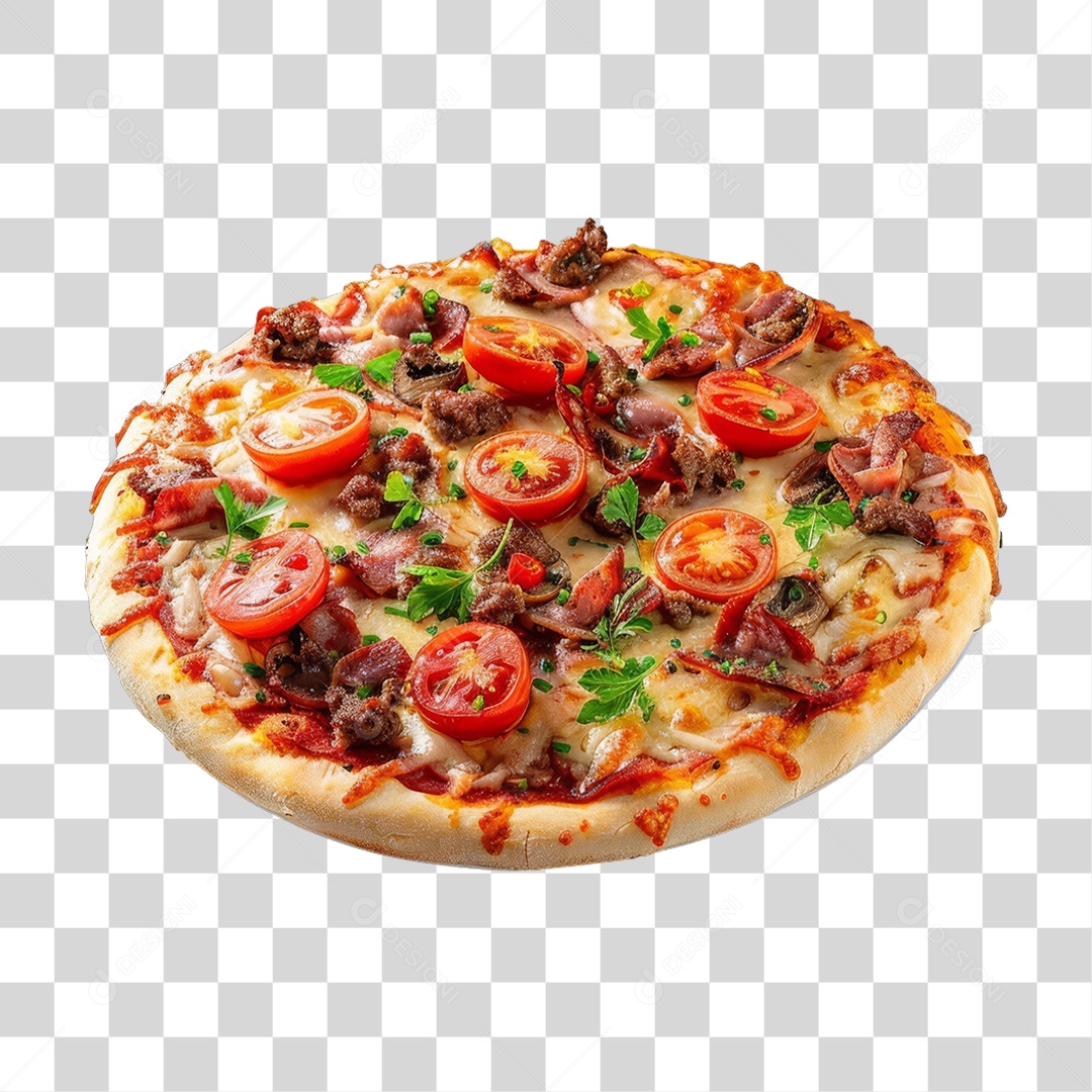 Pizza Vários Sabores PNG Transparente