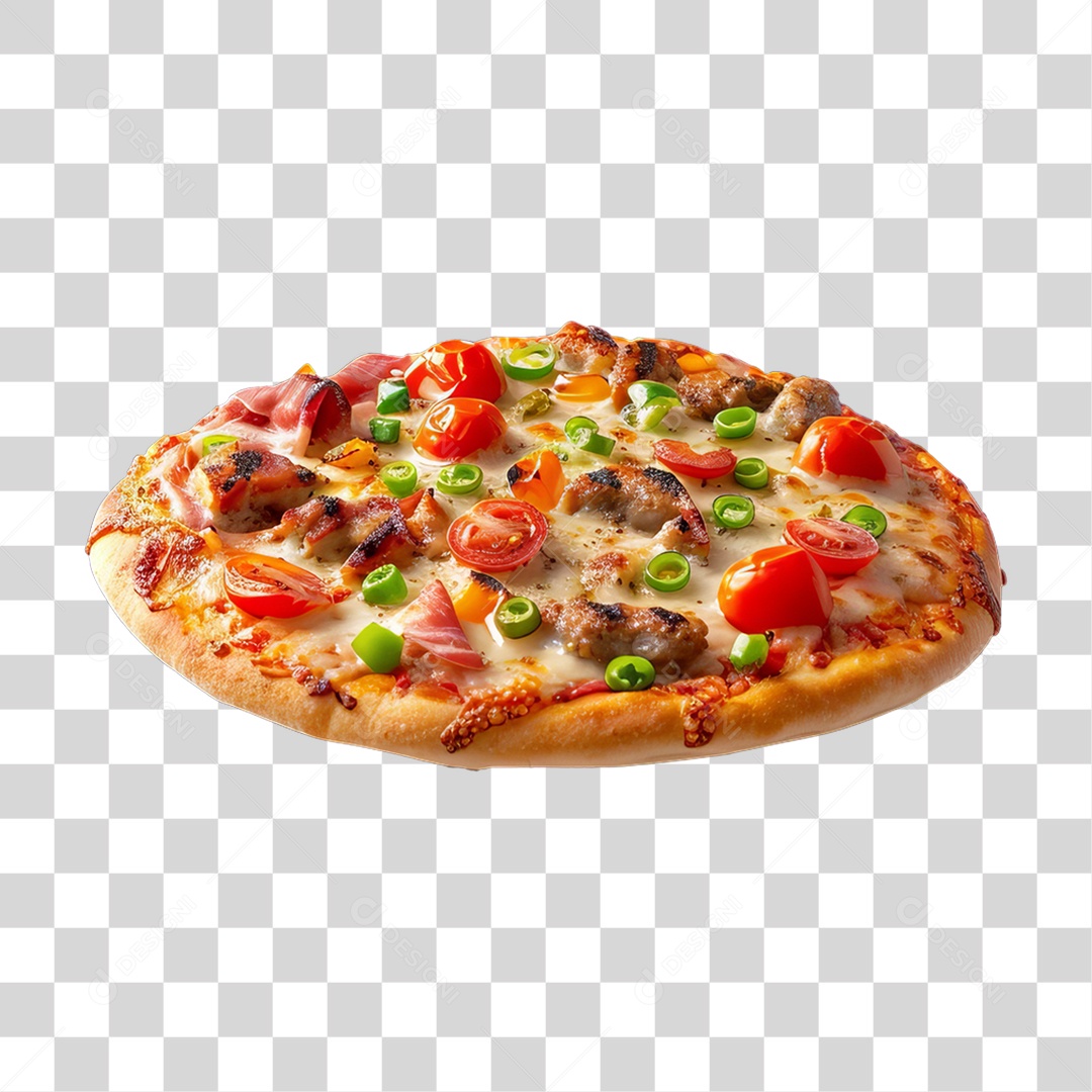 Pizza Vários Sabores PNG Transparente