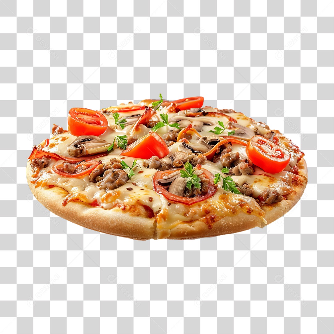 Pizza Vários Sabores PNG Transparente