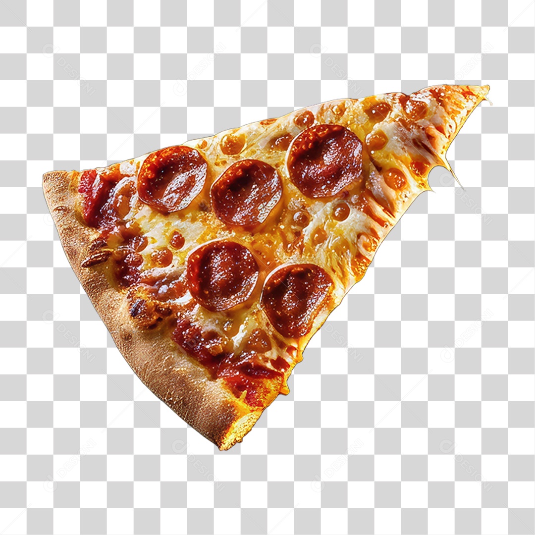 Fatia de Pizza Vários Sabores PNG Transparente