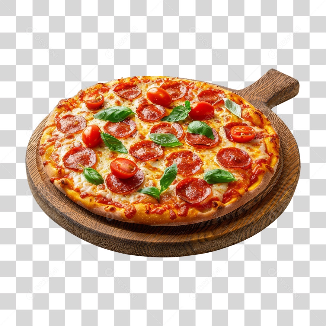 Pizza Vários Sabores PNG Transparente