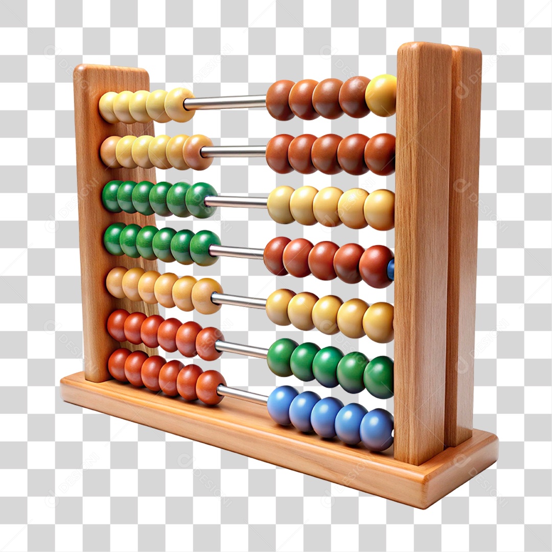 Ábaco De Madeira PNG Transparente
