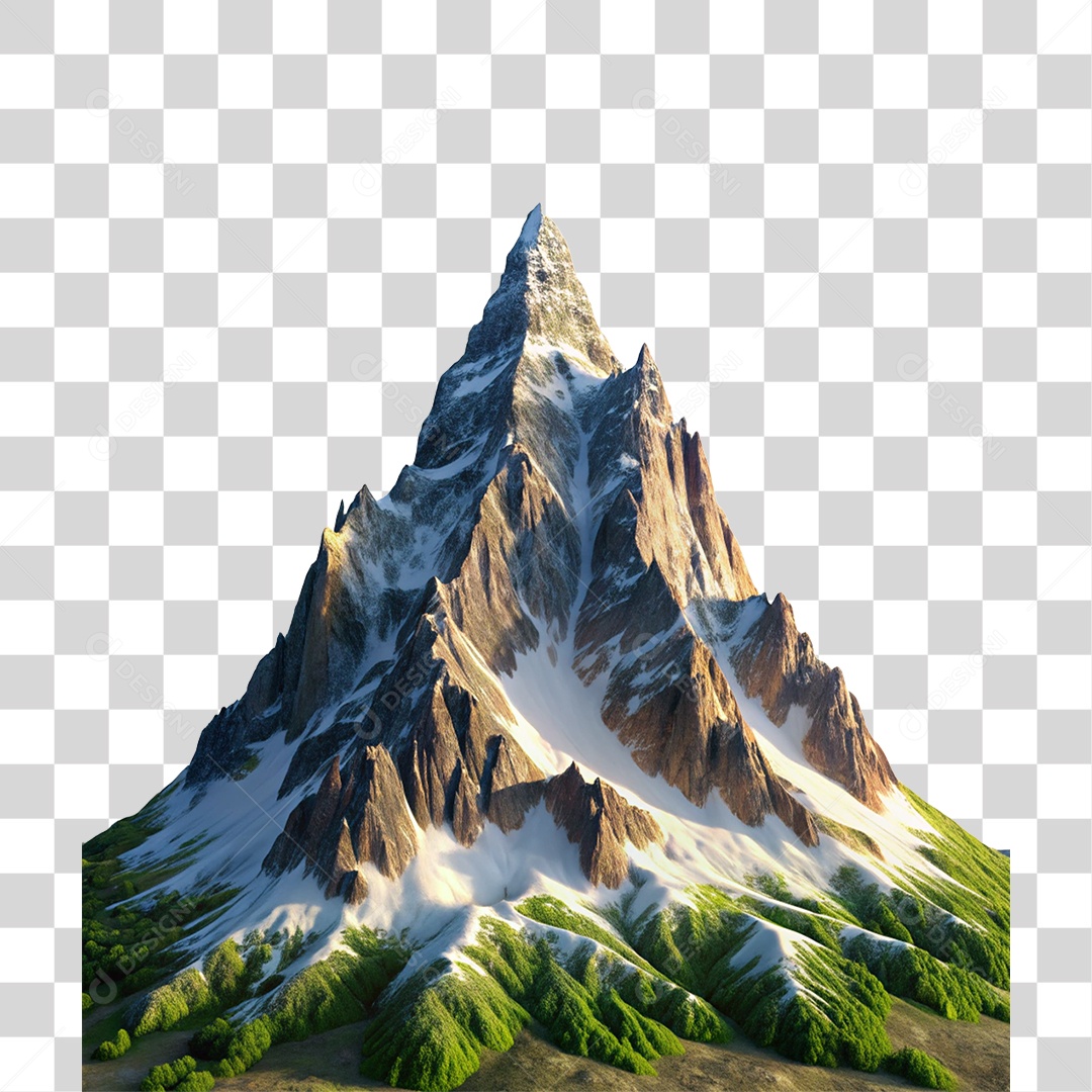 Pico da Montanha PNG Transparente