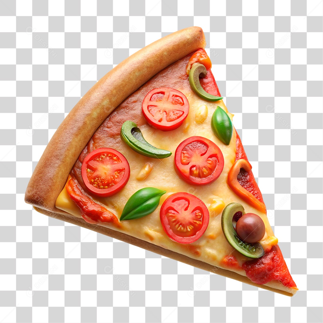 Fatia de Pizza PNG Transparente