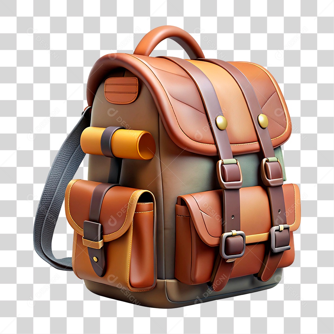 Mochila de Acampamento PNG Transparente