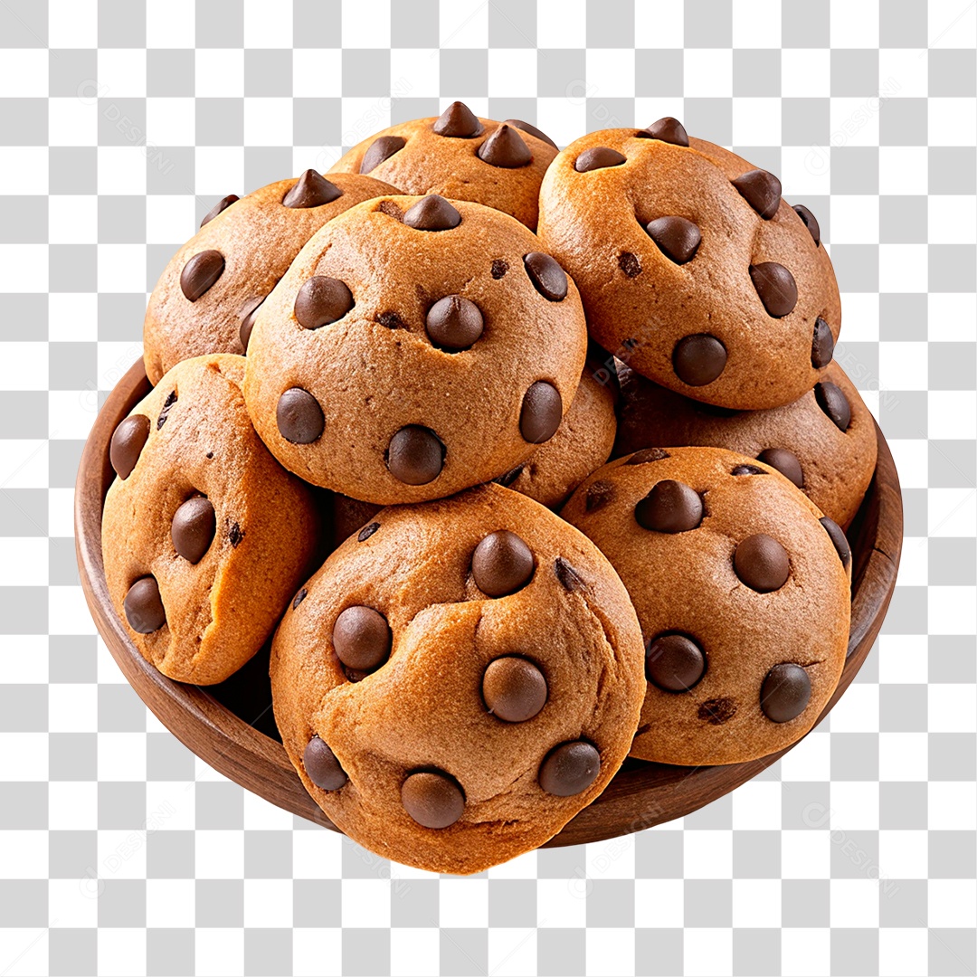 Biscoitos de Chocolate PNG Transparente