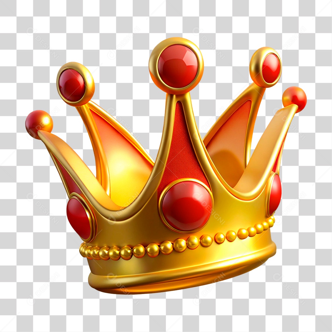Coroa Rei Reino PNG Transparente