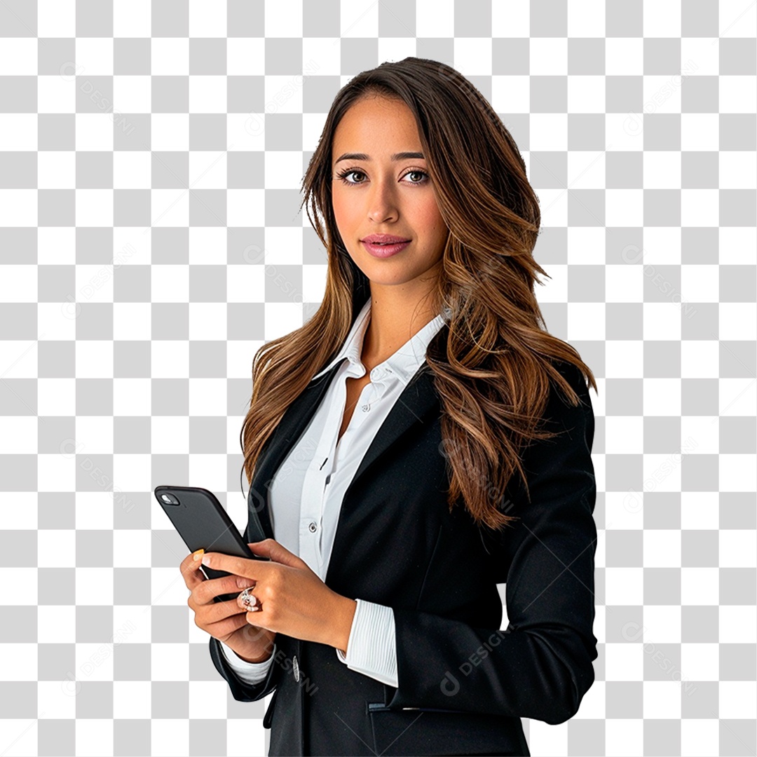 Jovem Empresária PNG Transparente