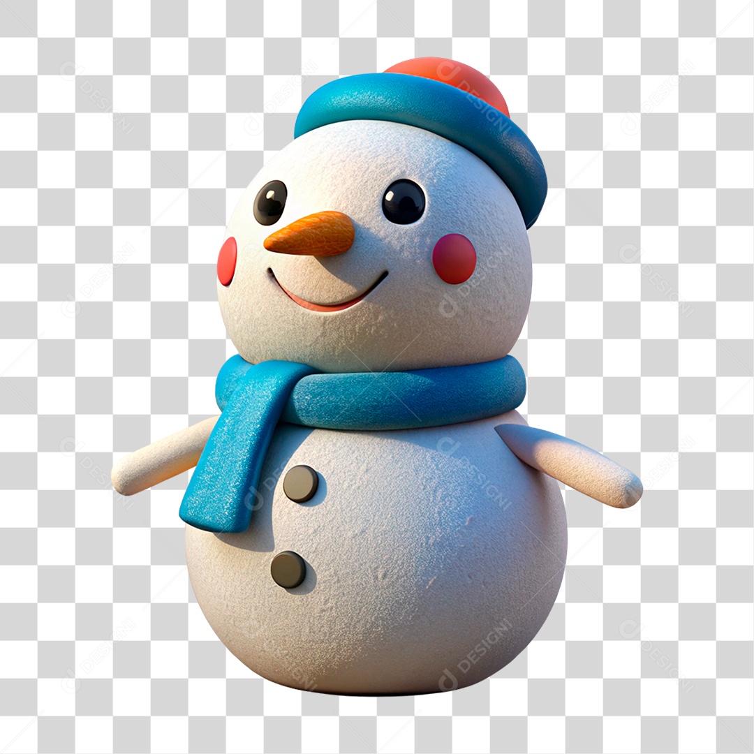 Boneco de Neve PNG Transparente