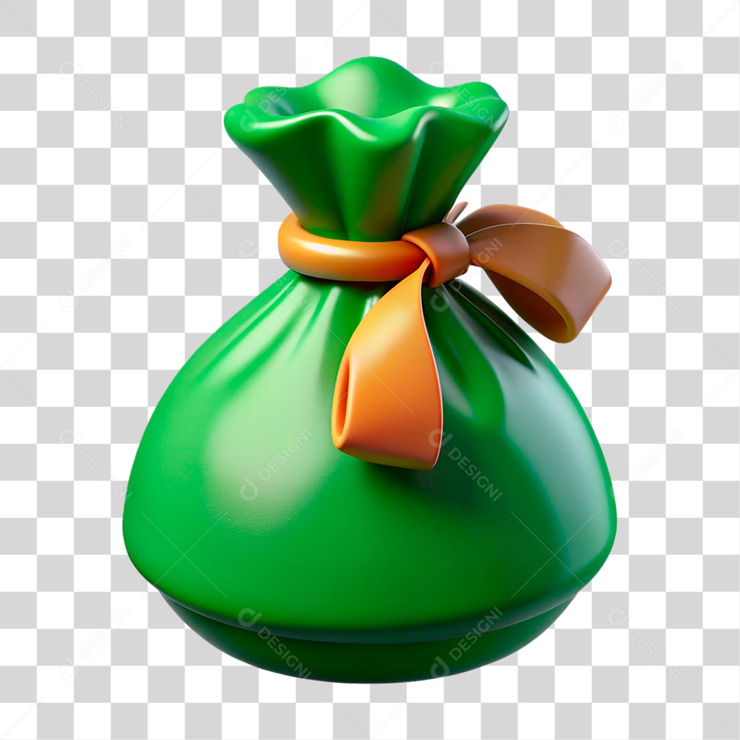 Saco de Dinheiro PNG Transparente