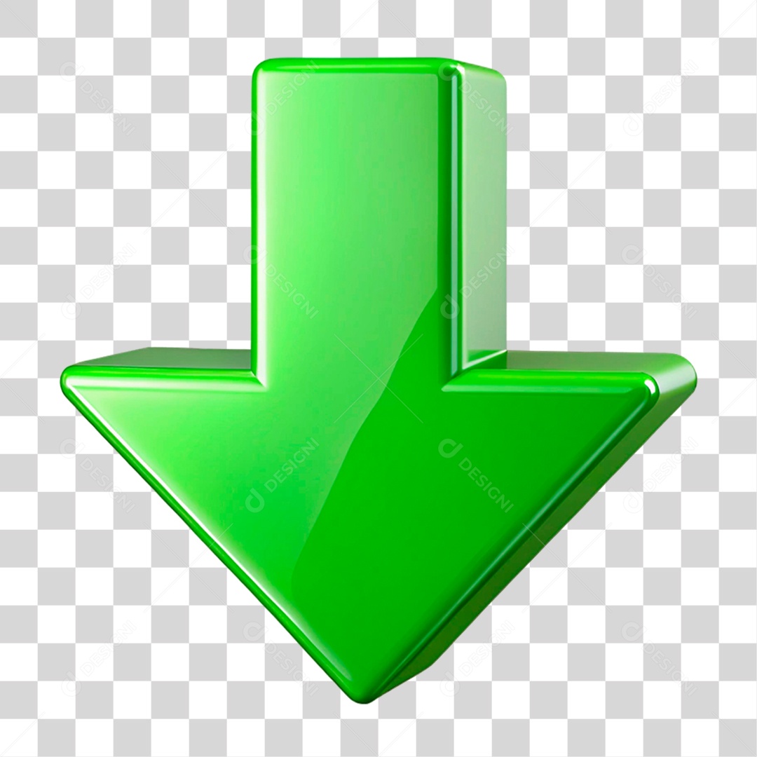 Ícone de Seta para Baixo PNG Transparente