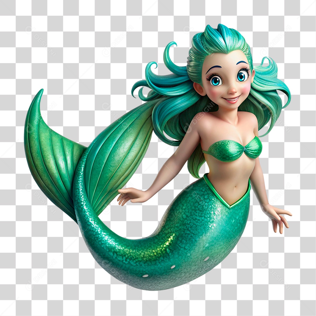 Sereia PNG Transparente