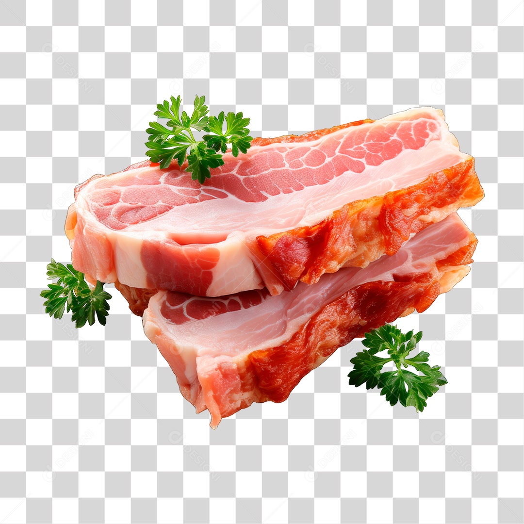 Pedaço de Bacon PNG Transparente