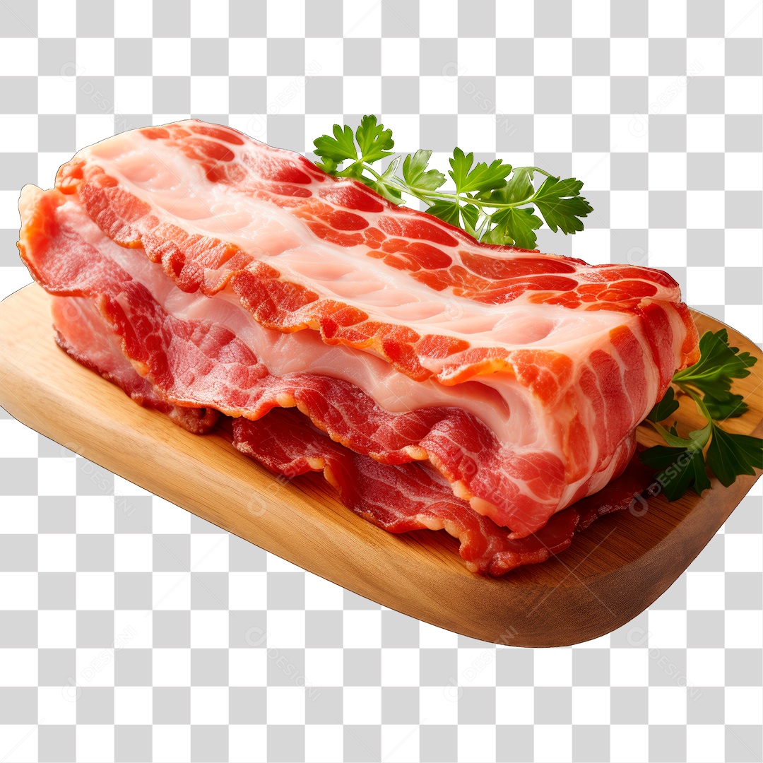 Pedaço de Bacon PNG Transparente
