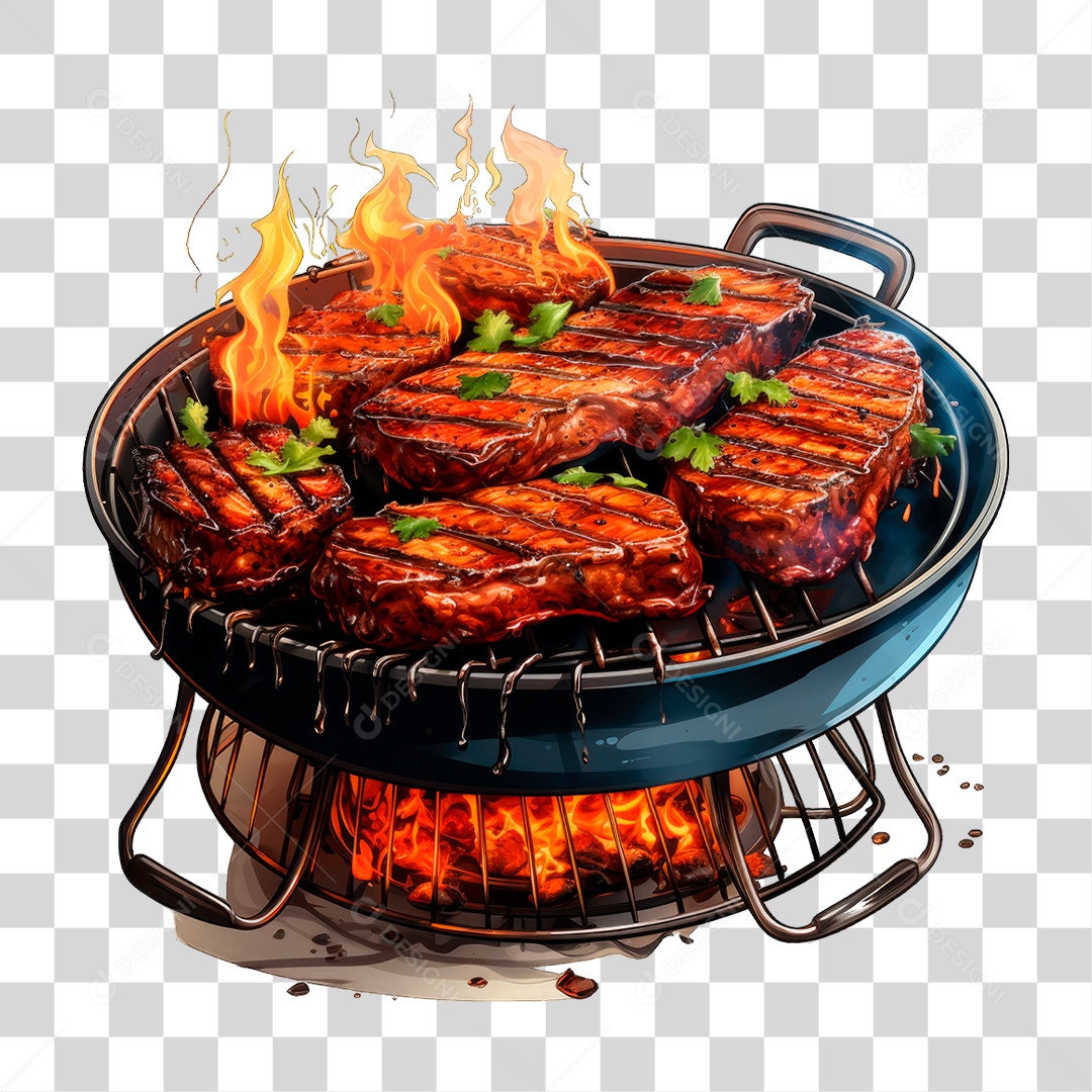 Carne Assando PNG Transparente