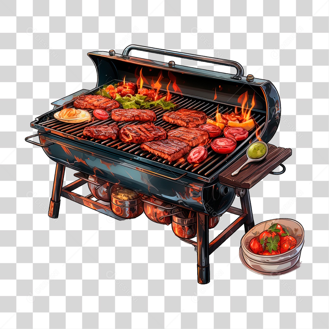 Carne Assando PNG Transparente
