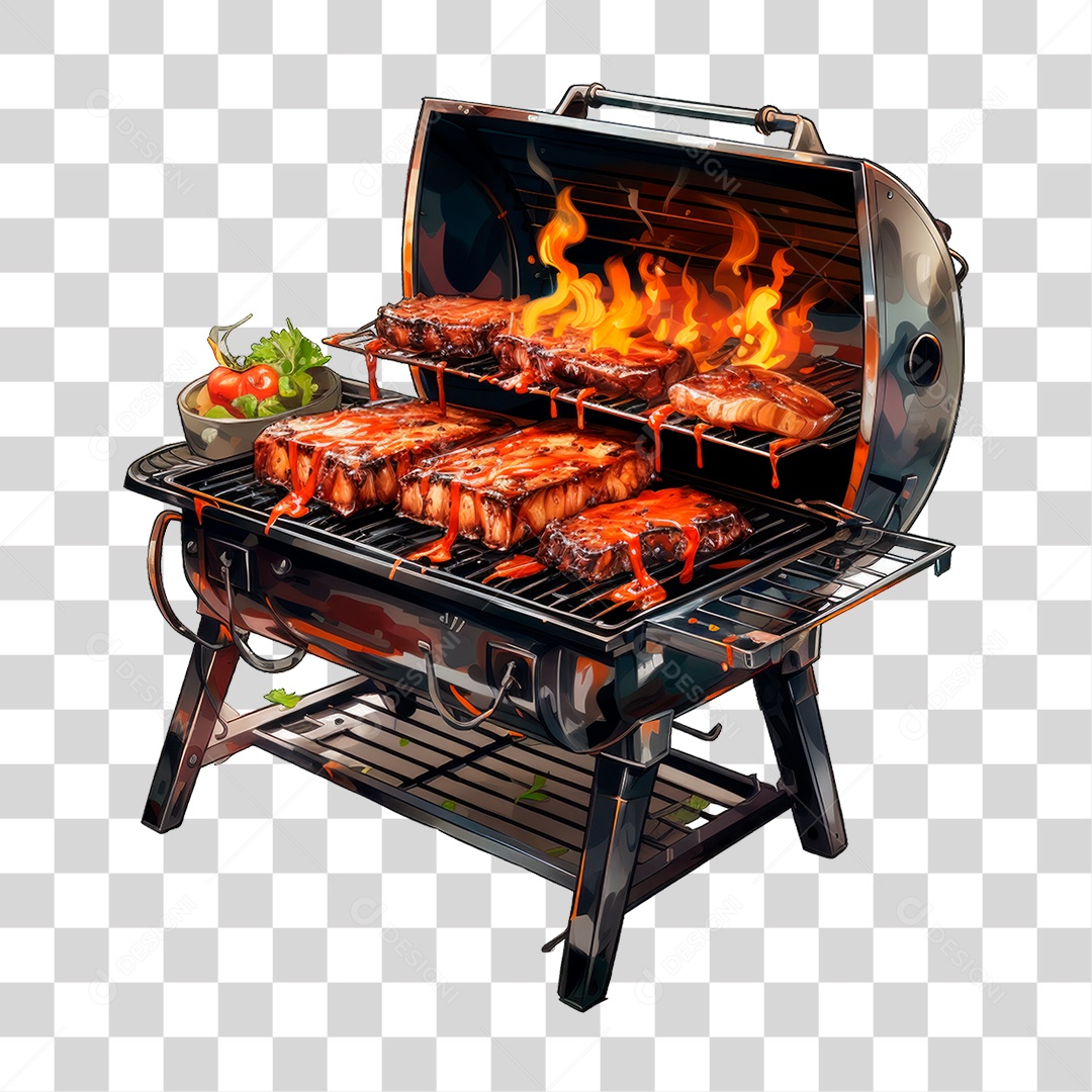 Carne Assando PNG Transparente