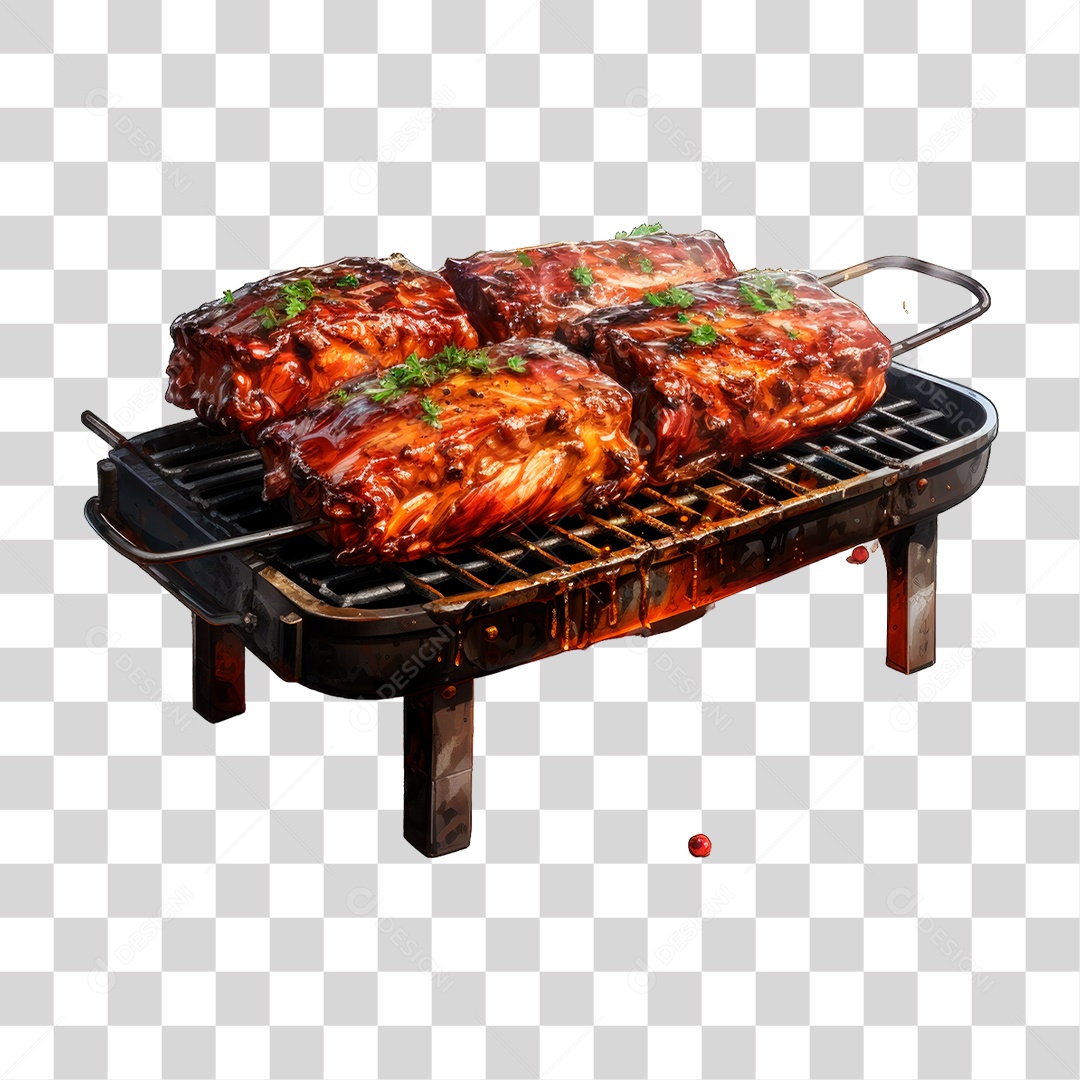 Carne Assando PNG Transparente