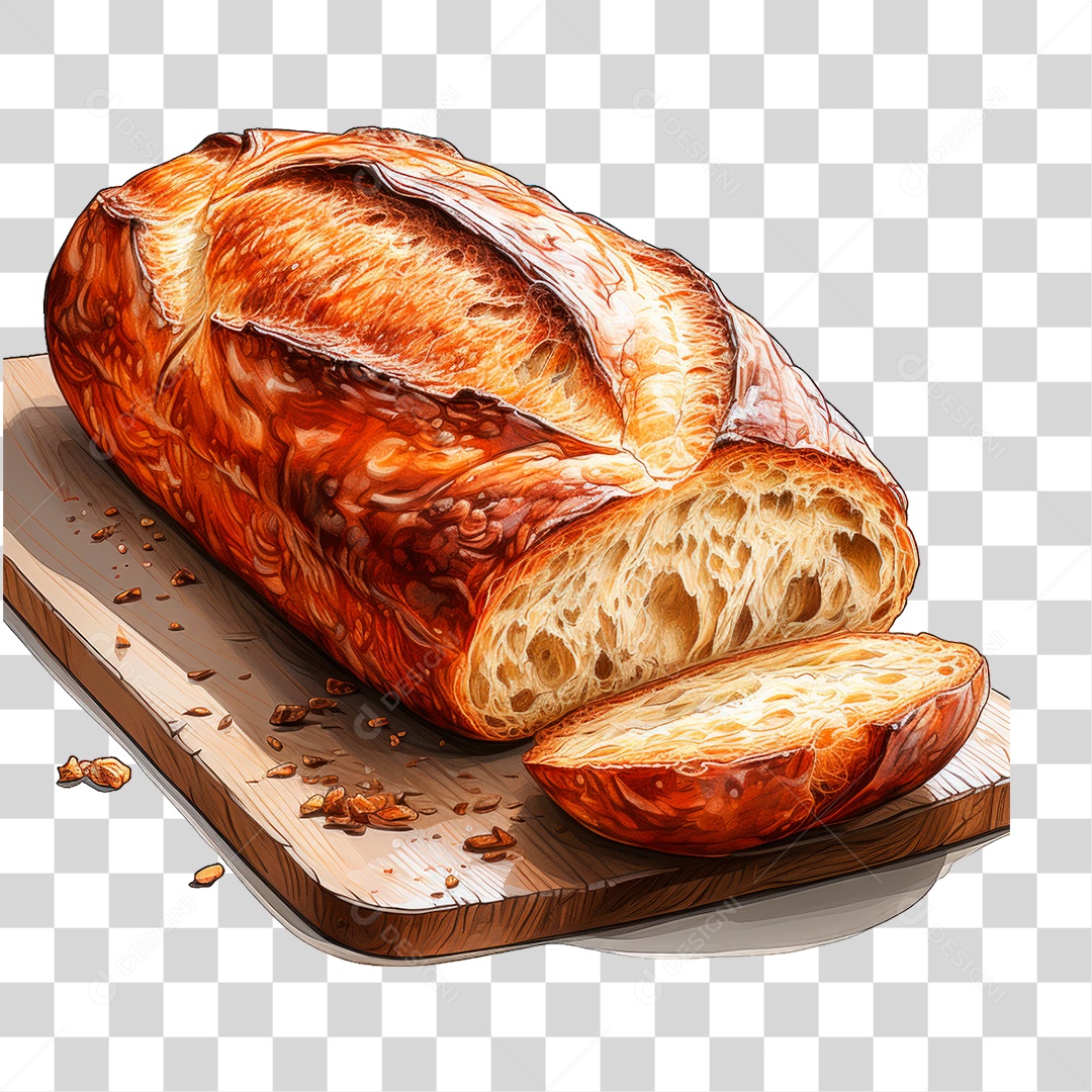 Pão de Forma PNG Transparente