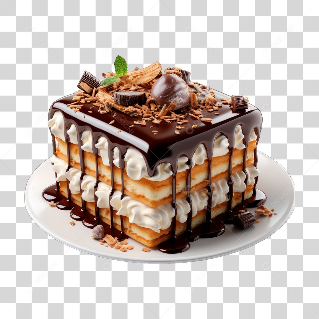 Bolo de Camadas PNG Transparente