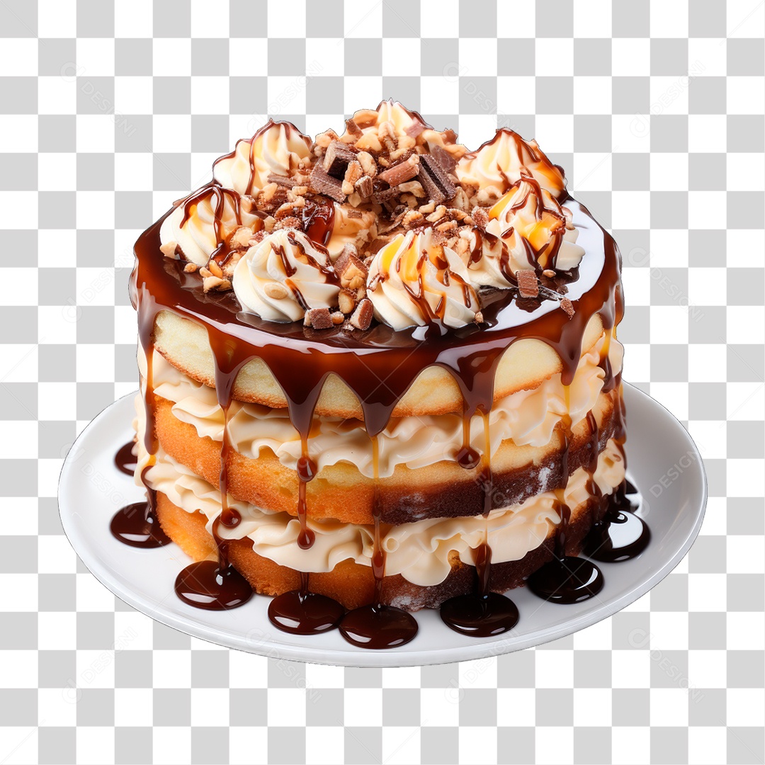 Bolo de Camadas PNG Transparente