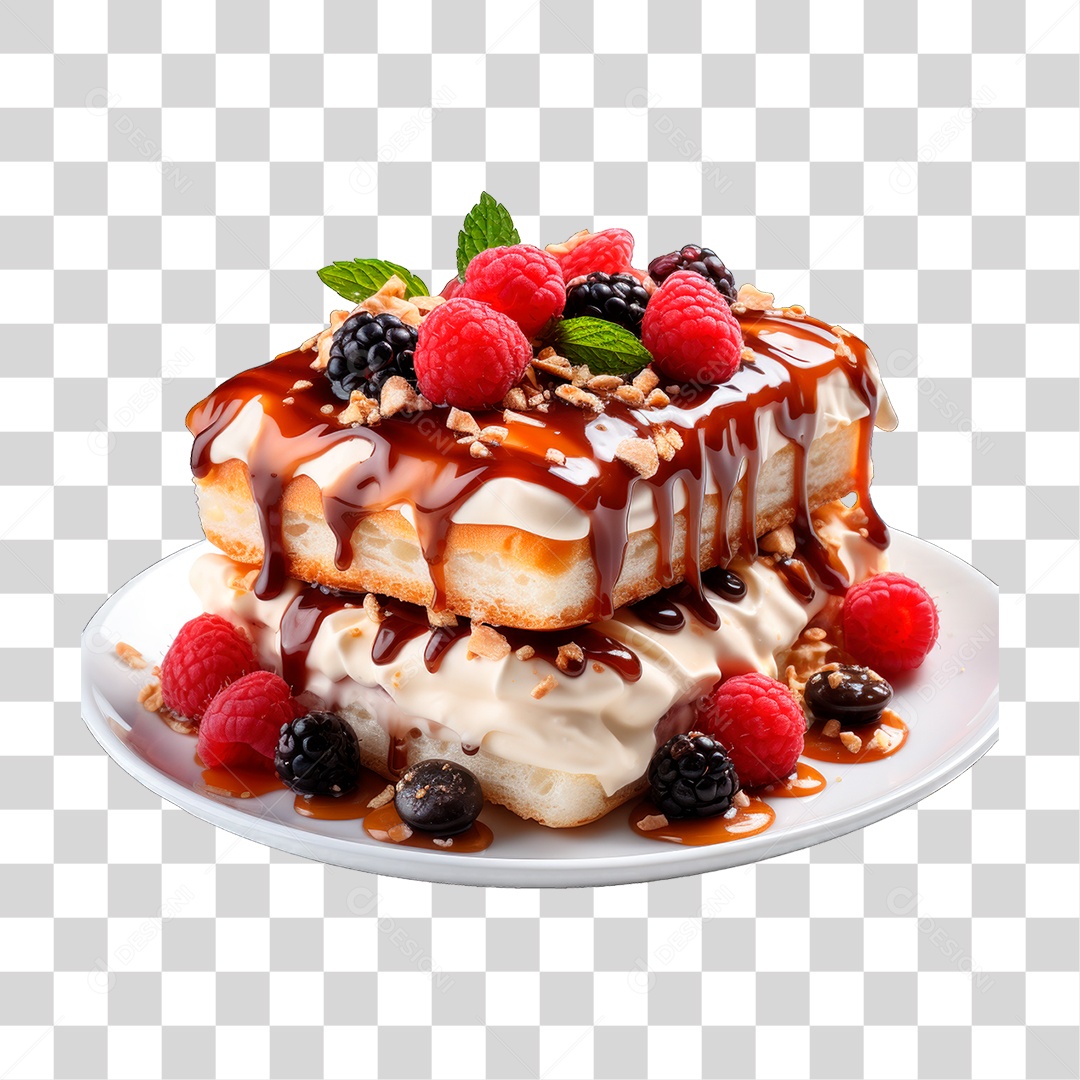 Bolo de Camadas PNG Transparente