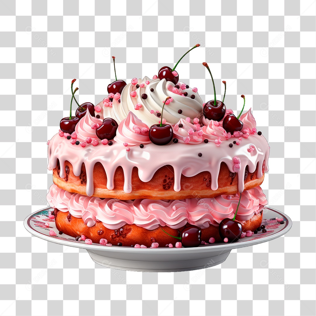 Bolo de Camadas PNG Transparente