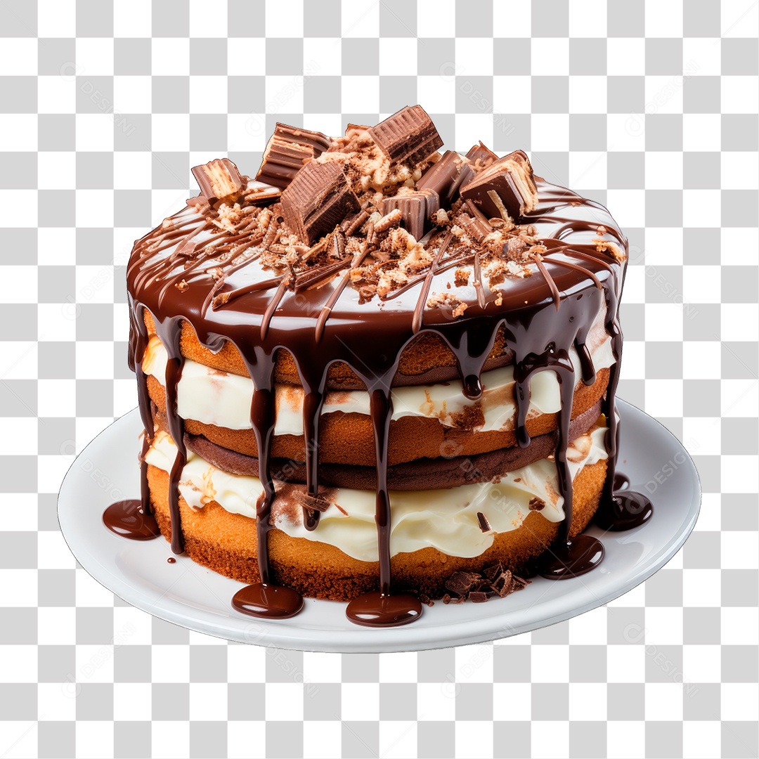 Bolo de Camadas PNG Transparente
