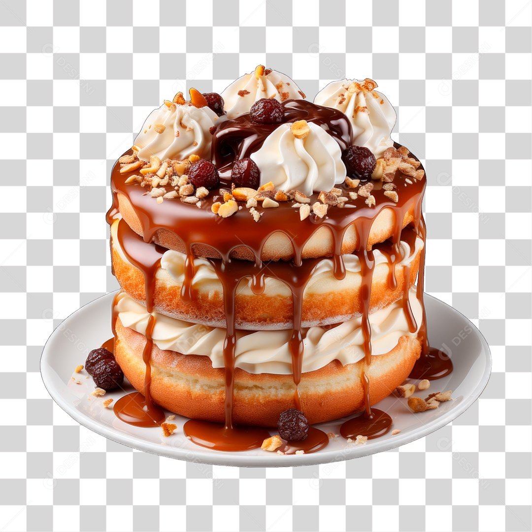 Bolo de Camadas PNG Transparente