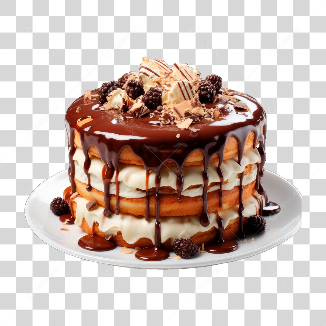 Bolo de Camadas PNG Transparente