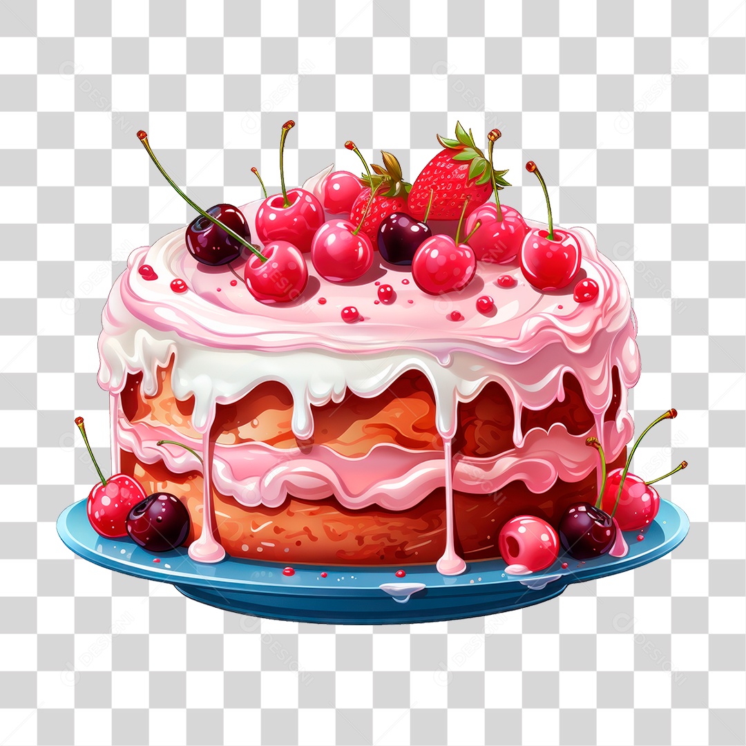 Bolo de Camadas PNG Transparente