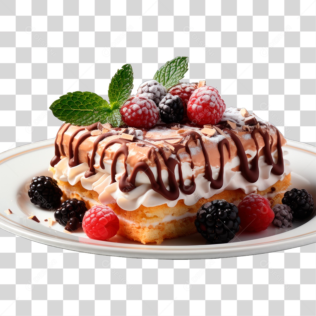 Bolo de Camadas PNG Transparente