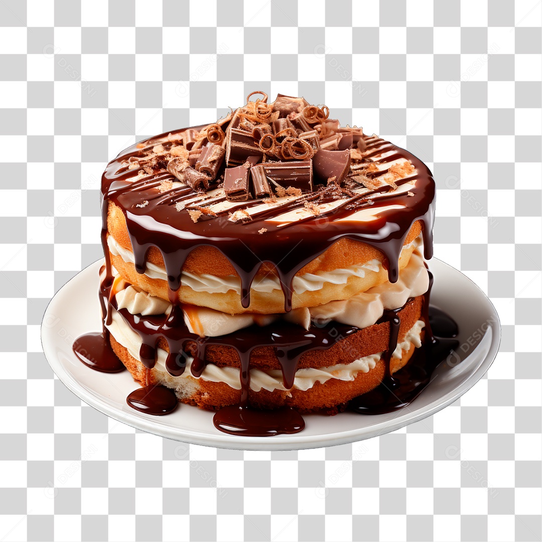 Bolo de Camadas PNG Transparente