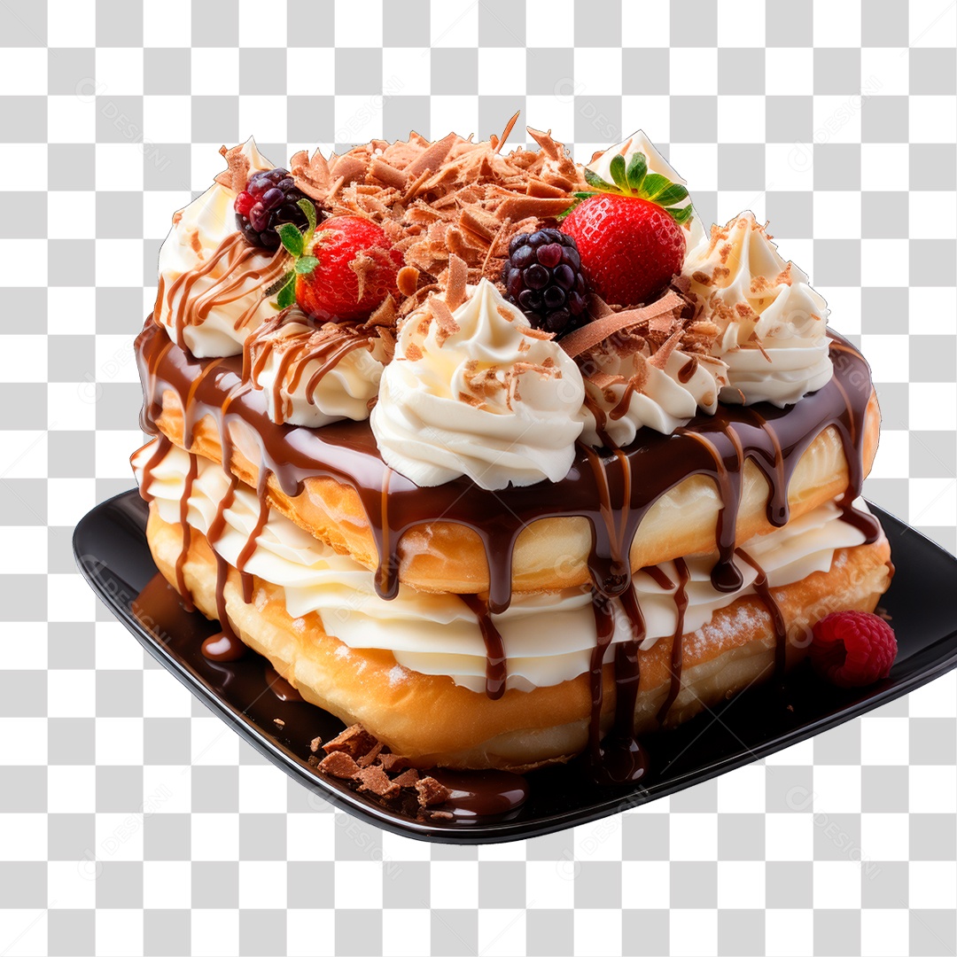 Bolo de Camadas PNG Transparente