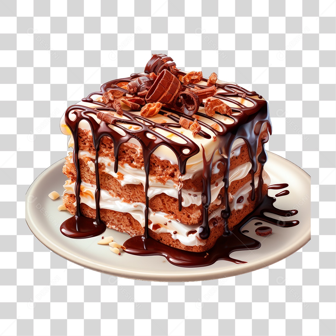 Bolo de Camadas PNG Transparente