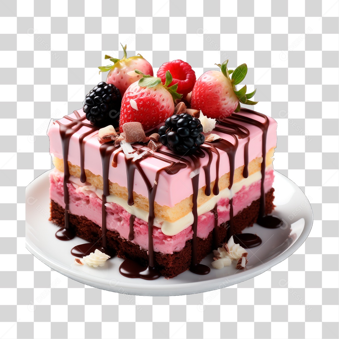Bolo de Camadas PNG Transparente