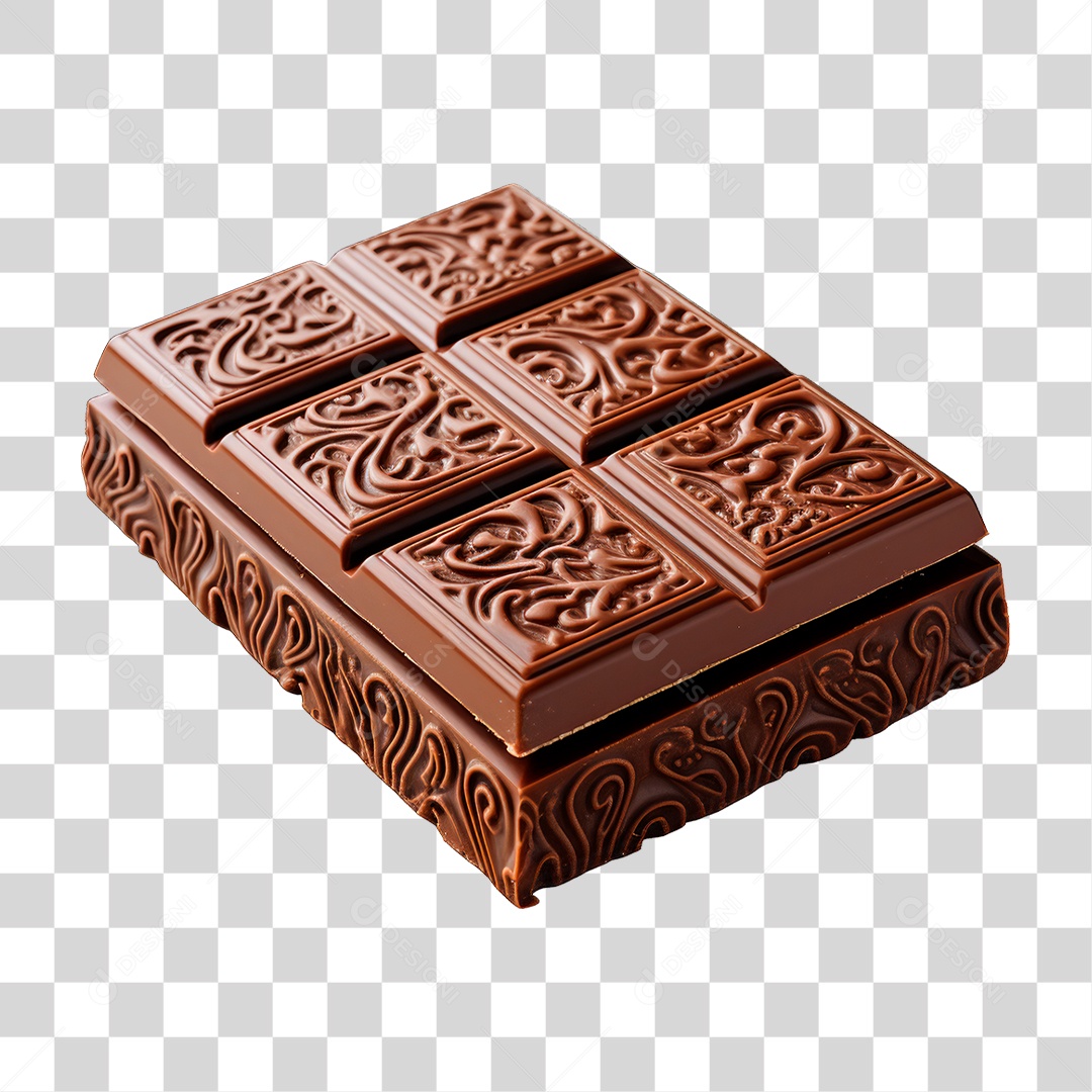 Barra de Chocolate PNG Transparente