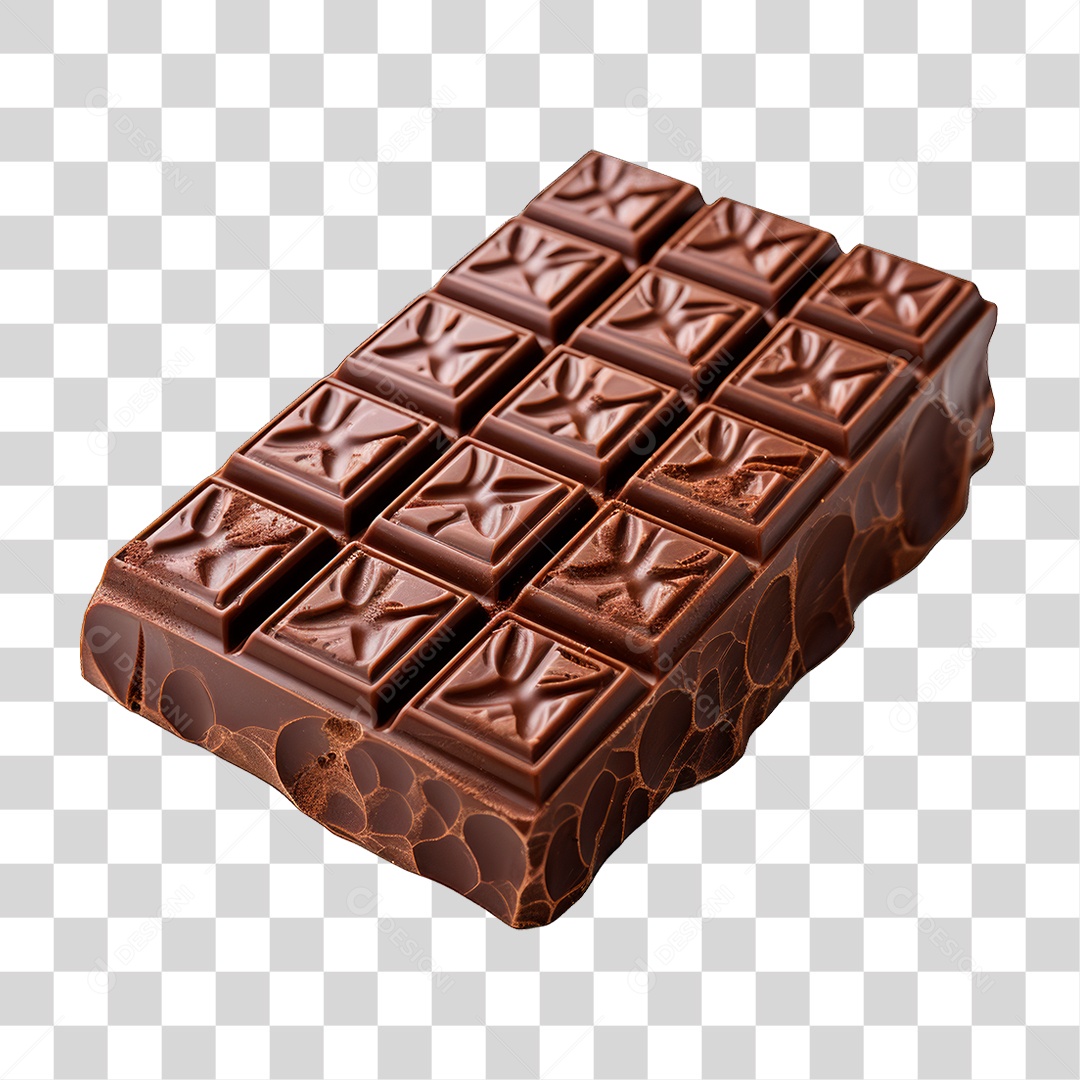 Barra de Chocolate PNG Transparente