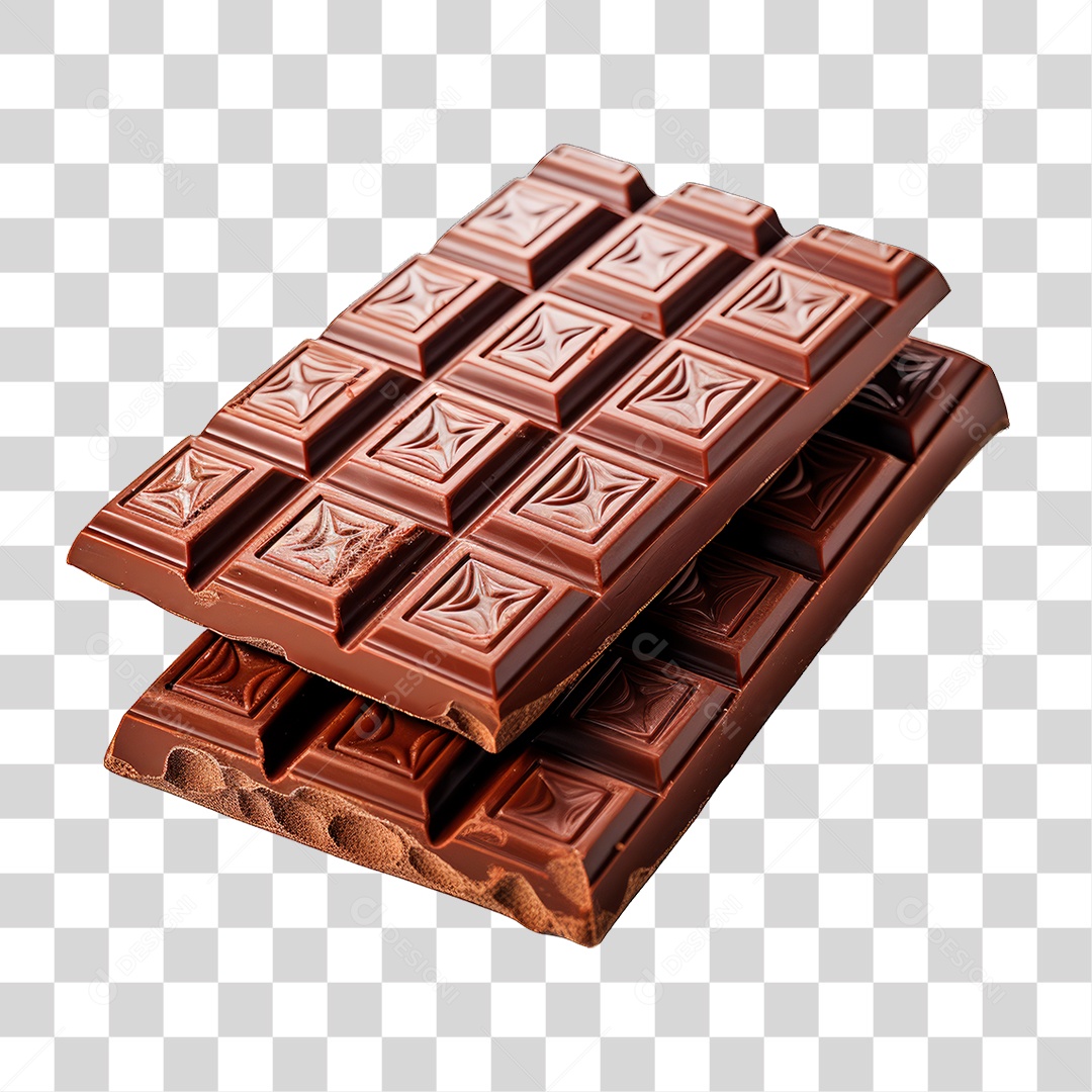 Barra de Chocolate PNG Transparente