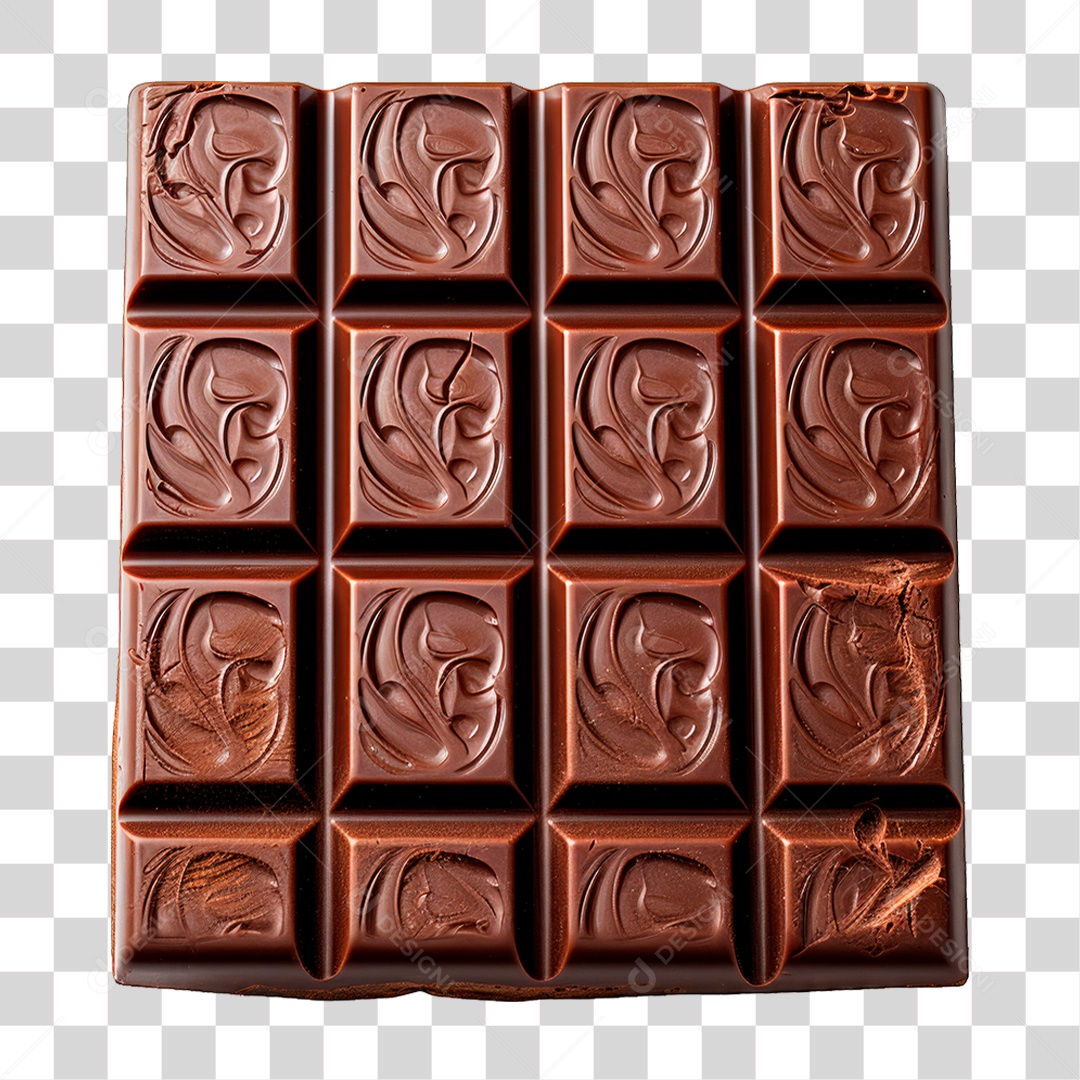 Barra de Chocolate PNG Transparente
