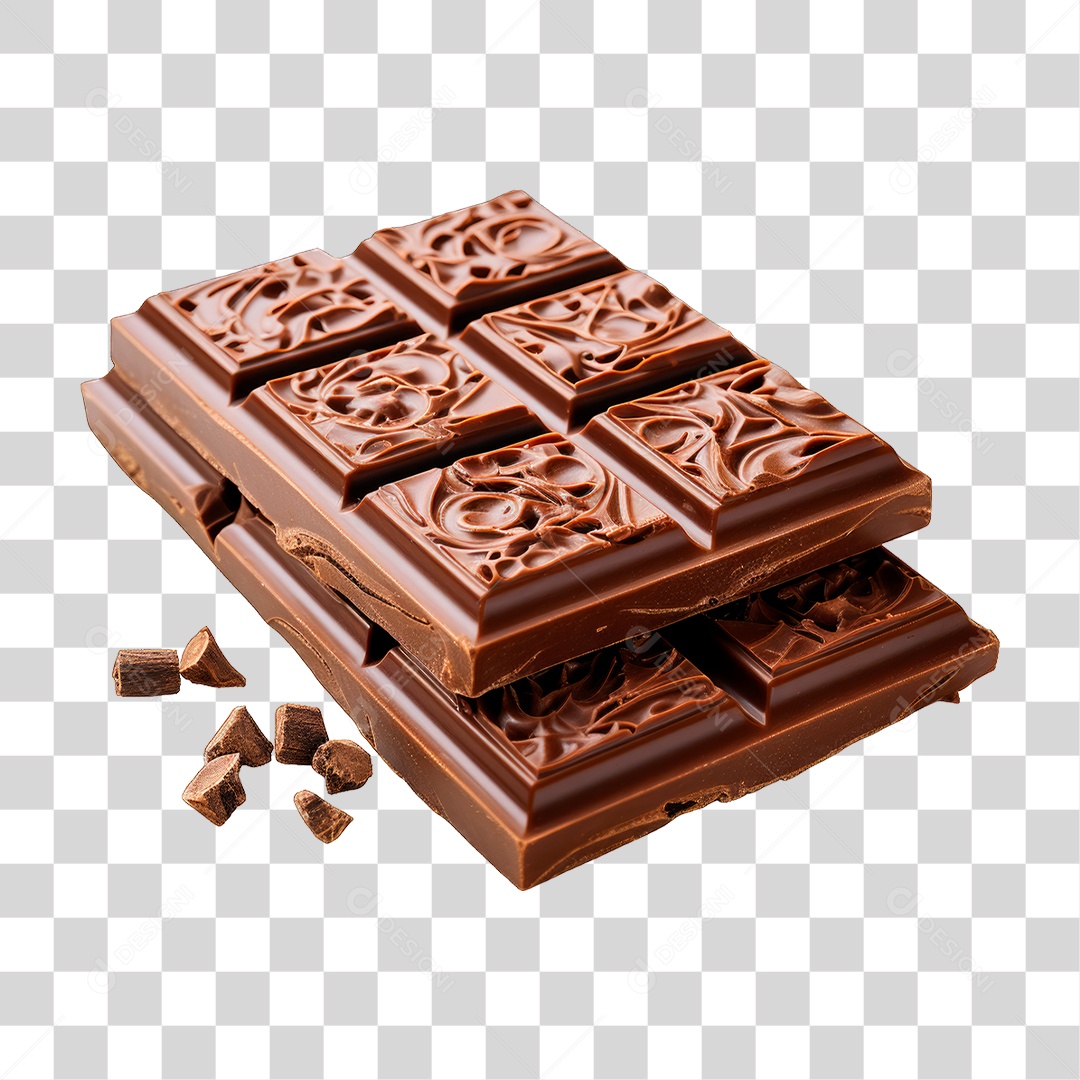 Barras de Chocolate PNG Transparente