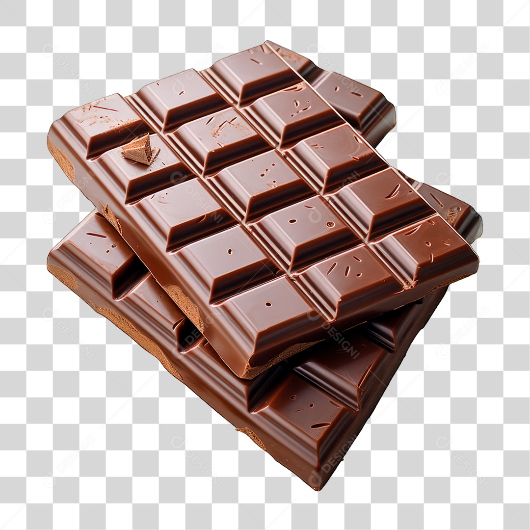 Barras de Chocolate PNG Transparente