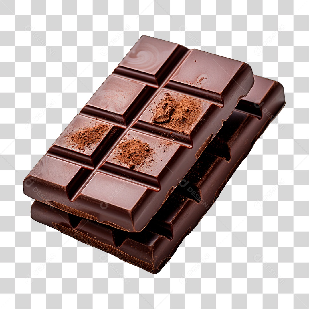 Barra de Chocolate PNG Transparente