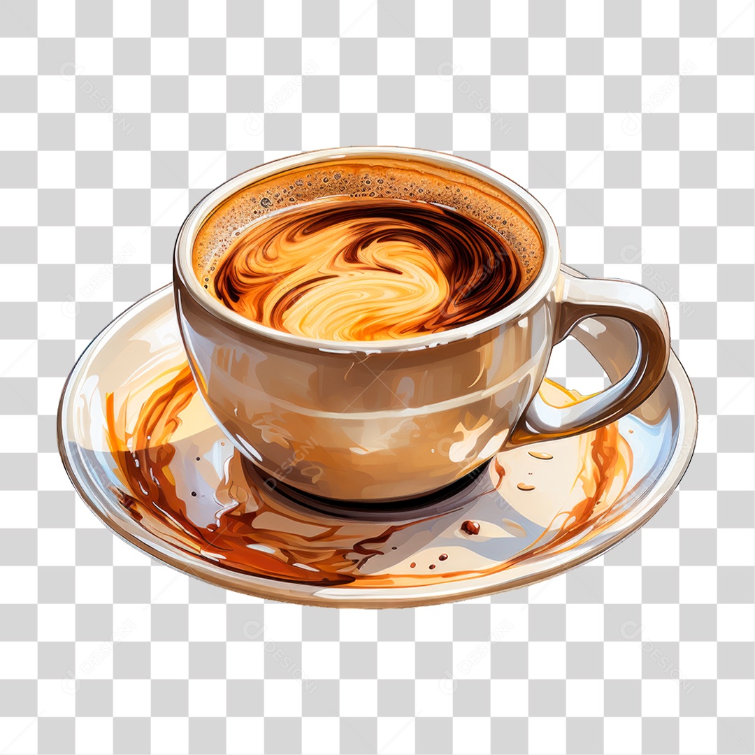 Xicara de Café PNG Transparente